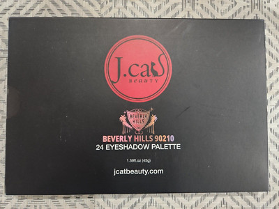 JCATBEAUTY 24 EYESHADOW PALETTE BEVERLY HILLS 3 MATTE & 21 SHIMMER & SPARKLE NWB