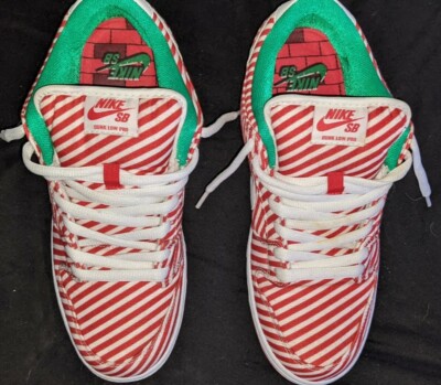 RARE DUNK - Nike SB Dunk Low Pro Premium Candy Cane 313170-613 Size 10 | eBay