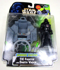 Star Wars Darth Vader Tie Fighter Gunner Station Power of the Force NEW D1