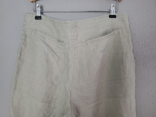 HENNES H & M LEINENHOSE 38 NATUR BEIG HOSE 100% LEINEN SOMMERHOSE DAMEN 2401003 - Bild 4 von 5