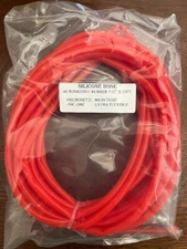 5.556mm 7/32" Inch Red Universal Silicone Air Vacuum Hose/Line/Pipe/Tube 25 Ft