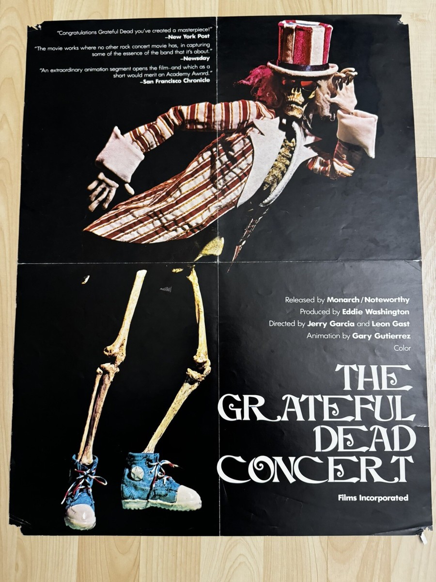 The Grateful Dead Concert Movie Poster Winterland 1974 | eBay