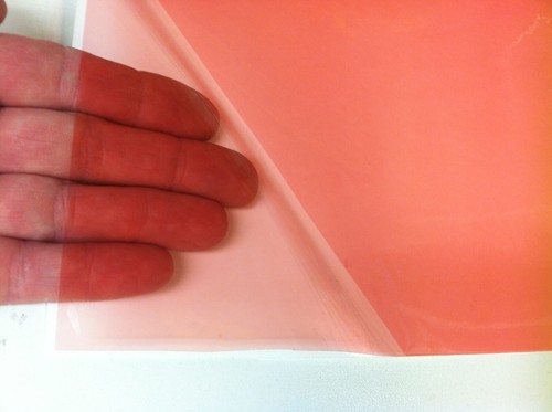 Transparent Colored Vinyl, with adhesive, Pick Your Color and Size, Cellophane - Picture 34 of 35