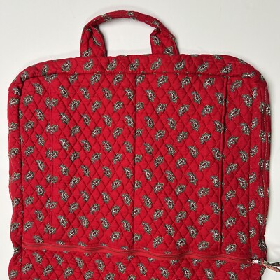 Vera Bradley Red Fall 1991 Garment Bag Made in USA Large  display picture 3