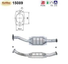 ✅ Katalysator für Citroen ZX, 1.4/i, 55kW, Euro 2