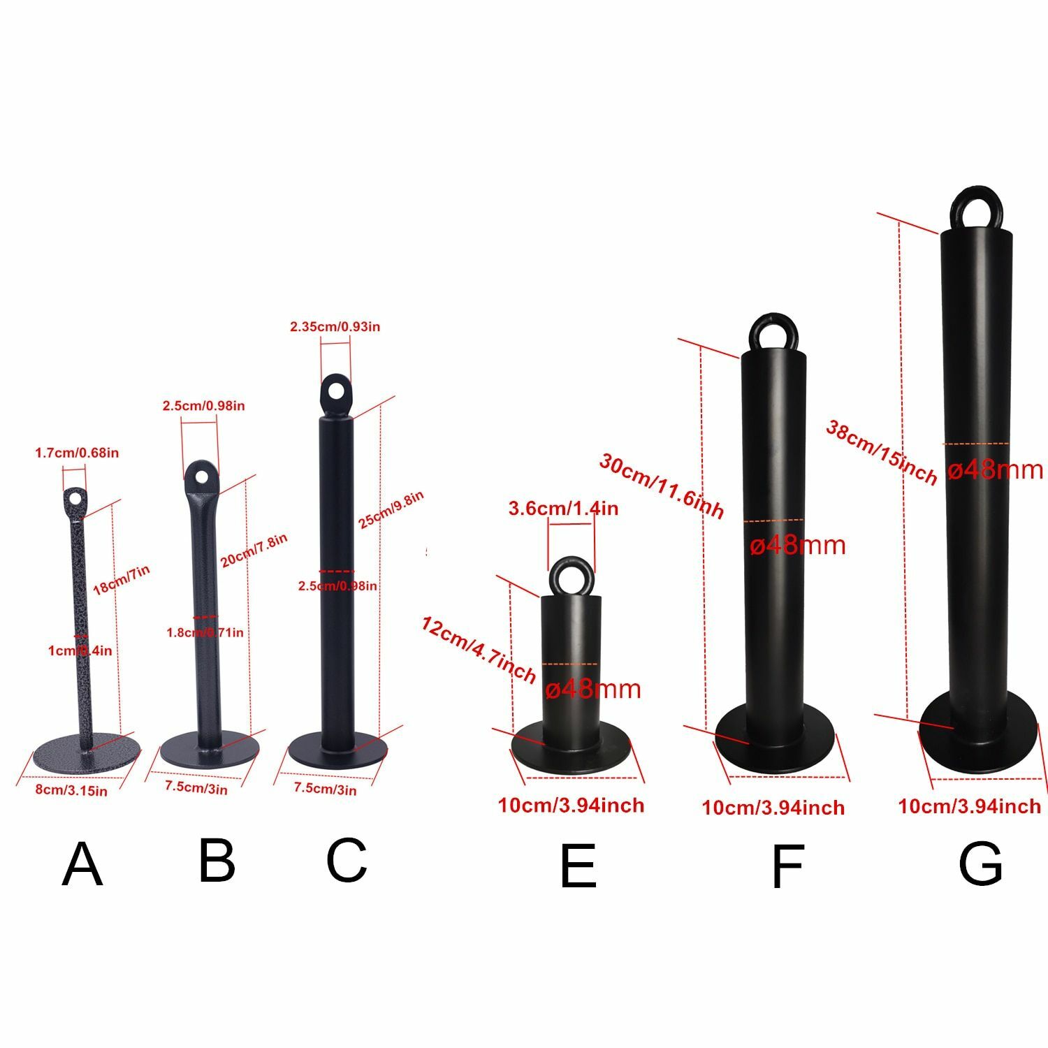 Fitness Loading Pin Gym Pulley Cable System Attachment Dumbbell Rack For Home Popularna, bezpłatna wysyłka