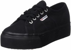 womens black canvas trainers