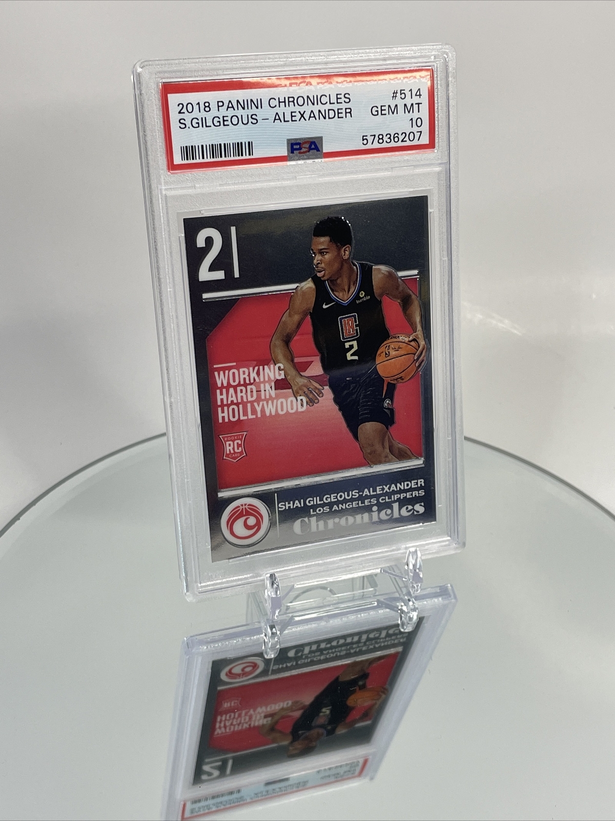 🔥 2018-19 Panini Chronicles #514 Shai Gilgeous-Alexander Rookie RC PSA 10 🔥