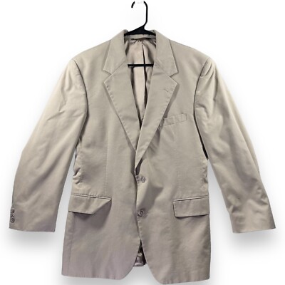 Vintage Brooks Brothers Blazer Sport Coat Beige Tan Button 32L Made In  USA