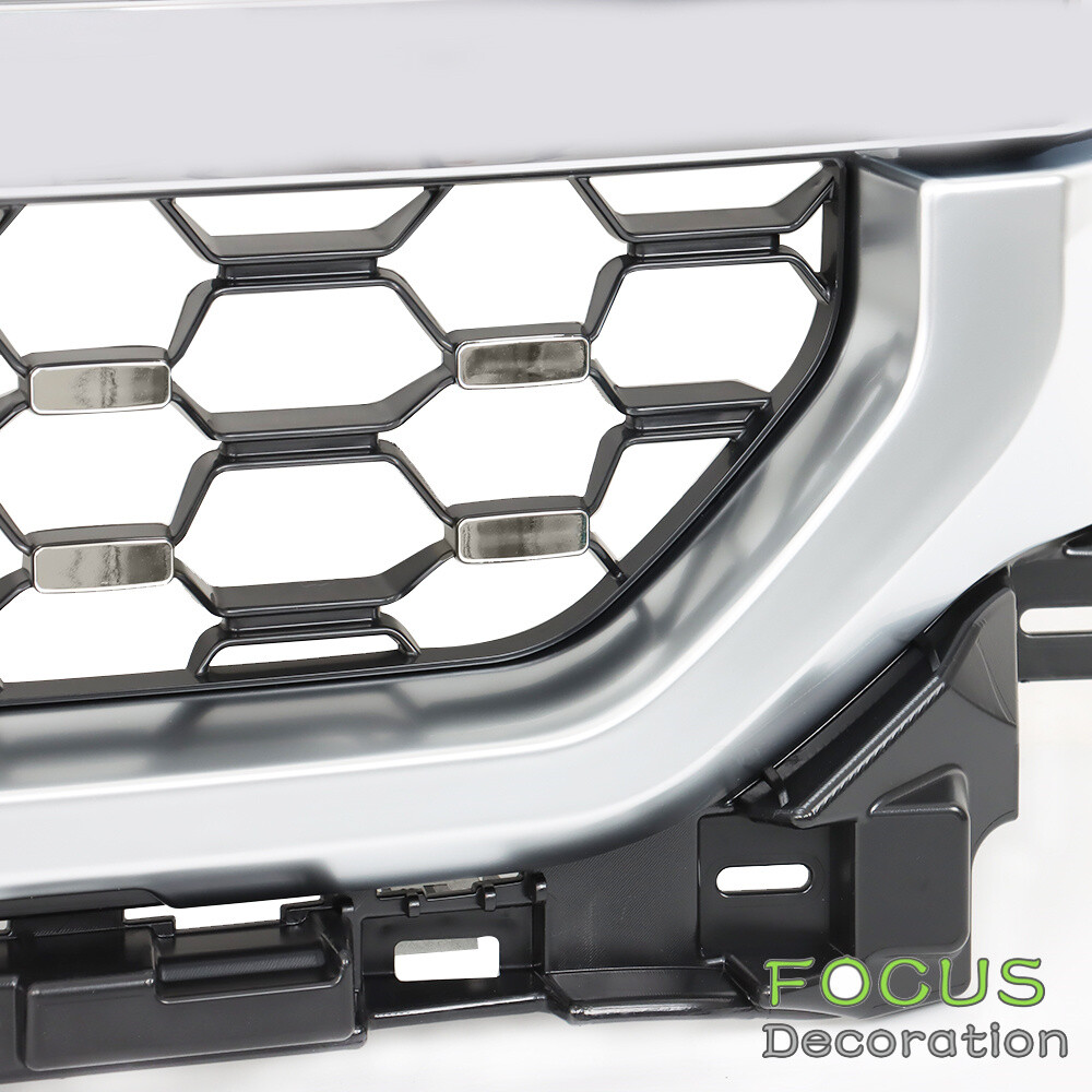 Chrome Front Upper Bumper Grille For 2015-2017 Ford F-150 - Horizontal Billet Style 3 thumbnail image