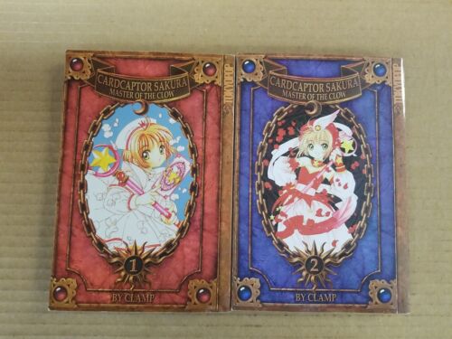 Cardcaptor Sakura Master Of The Clow Book Set 1 - 2 (No Cards) - Manga By Clamp - Picture 1 of 12