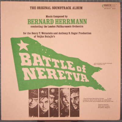 Battle of Neretva Original Soundtrack LP Entracte ERS 6501-ST