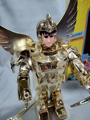 VERY RARE Vintage SAINT SEIYA walking Robot bootleg figure