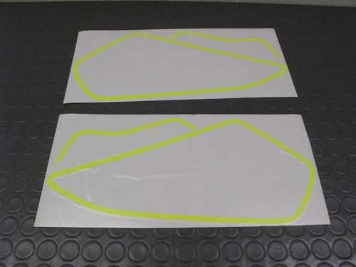APRILIA RS 125 CHESTERFIELD 1995 95 DECAL STRIPES RS125 #6 FLUO YELLOW
