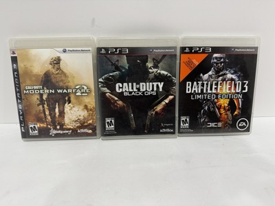PS3 Game Lot Call of Duty Modern Warfare 2 Black Ops Battlefield 3 Tested