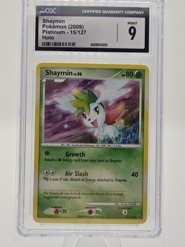 Shaymin graded CGC 9 for sale on eBay