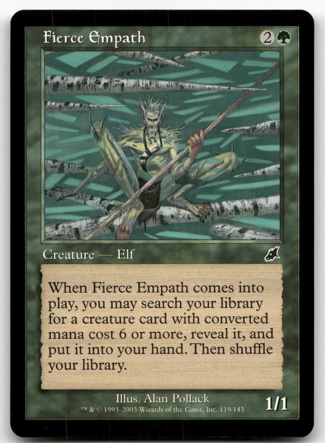Fierce Empath #119 (NM) Scourge SCG Magic MTG