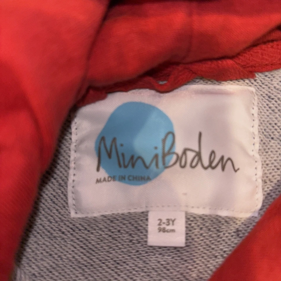 Мини Boden футбол мяч толстовка с капюшоном размер 2-3 лет - Изображение 4 из 4