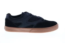 DC Kalis Vulc ADYS300569-KKG Mens Black Suede Skate Inspired Sneakers Shoes