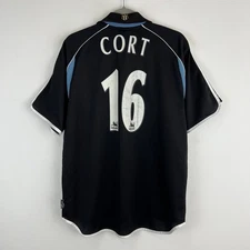 Newcastle 2000/2001 Adidas Away Football Shirt Soccer Jersey sz L Men Carl Cort