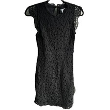 Xhilaration Women's Black Lace Mini Dress Size Medium