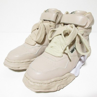 Maison MIHARA YASUHIRO FREDDIE HIGH High-Top Sneakers, Size 39 Beige Women USED