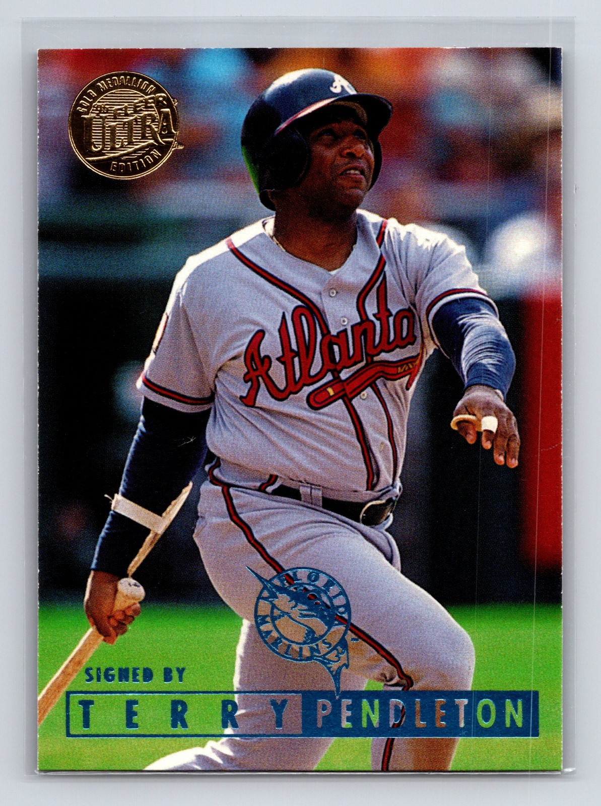 1995 Fleer Ultra #353 Terry Pendleton Gold Medallion