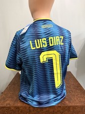 Luis Diaz Colombia World Cup Soccer 2026 Away Stripes Jersey US Adult XL