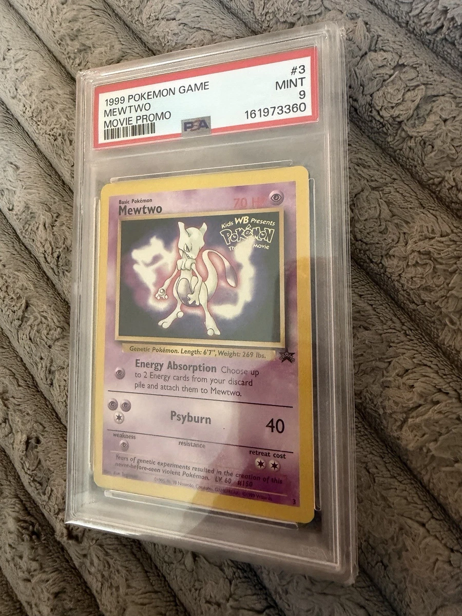 Mewtwo Pokémon TCG Professional Sports Authenticator (PSA) Grade 9