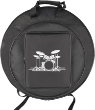 22" Cymbal Gig Bag with Carry Handle, Durable Shoulder Straps and Double Pockets