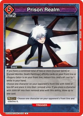 NM Union Arena Prison Realm [UEX02BT-UEX02BT/JJK-3-070] EN U