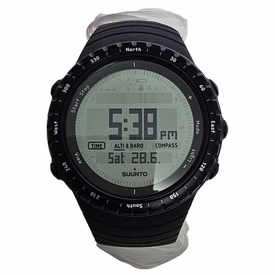 Suunto Core Regular Black SS014809000 ABC Altimeter Barometer Compass Watch