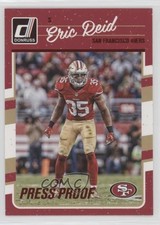 2016 Donruss Press Proof Red Eric Reid #254 0t2