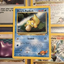 Misty’s Psyduck 54/132 Gym Heroes Pokémon Card on eBay