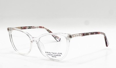 NEW ANN TAYLOR ATP027 C03 CRYSTAL AUTHENTIC EYEGLASSES 49-15