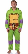 Teenage Mutant Ninja Turtles Unisex Union Suit Costume Sleep Pajama L/XL
