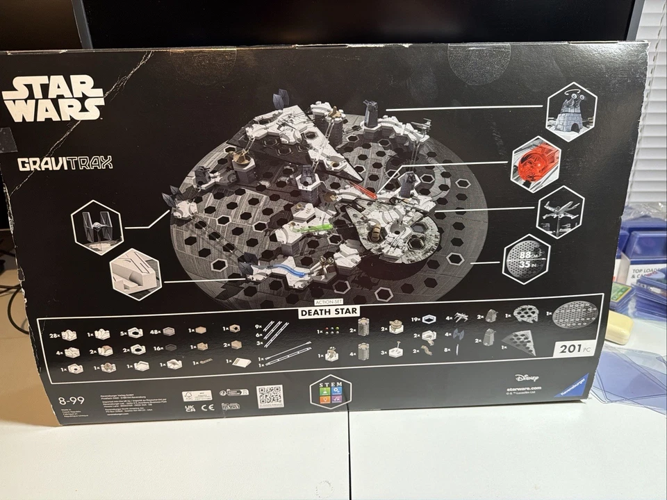 🔥NEW🔥 Ravensburger GraviTrax 23860 Star Wars Deathstar Action-Set 201Pc - Image 2 of 2