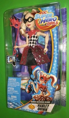 DC Super Hero Girls MASQUERADE Harley Quinn 12'' Action Figure Doll NIB sealed
