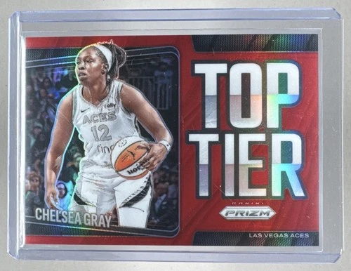 Chelsea Gray 2025 Panini WNBA Prizm #9 Red Top Tier 1/99