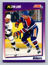 #109 1991-92 Score Kevin Lowe Edmonton Oilers