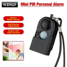 120dB Wireless Camping Travel Mini PIR Infrared Motion Sensor Detector Alarm