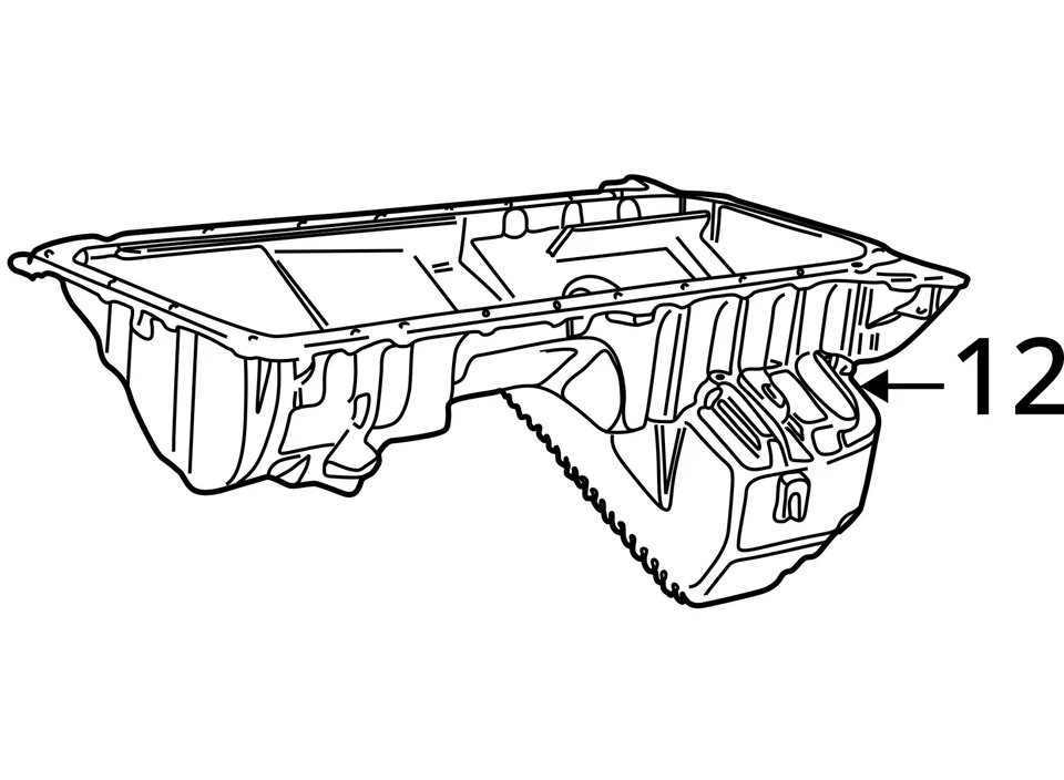 1996-1999 BMW 323i 328i M3 Z3 Engine Oil Pan 11131748755 OEM Used — 第 4/4 张图片