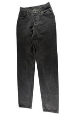 Vtg Levi's 501 Jeans Juniors 9M Charcoal High Rise Straight Denim Made In USA