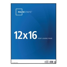 Black 12x16 Picture Frame Front Loading for Wall or Tabletop Display