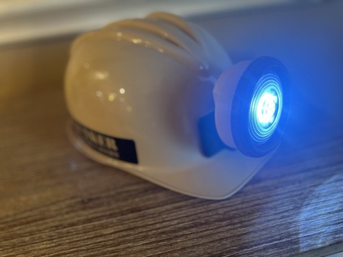 Spelunker Helmet Talking Rocks Cavern W Light From Branson West, Mo. EUC - Picture 5 of 21