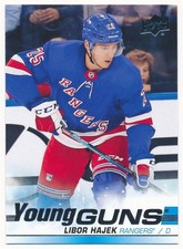 LIBOR HAJEK 2019-20 UPPER DECK YOUNG GUNS #240 NEW YORK RANGERS HOCKEY MINT