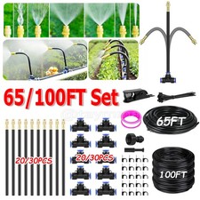 65ft/100ft Drip Irrigation Kit Garden Irrigat...