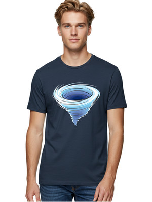 Tornado Mens Graphic Tee, 100% Cotton, Casual Summer Wear