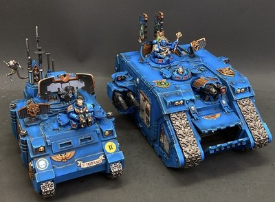 Warhammer 40K Ultramarines Hq Command Tanks Sprue Presale Painted Space Marines