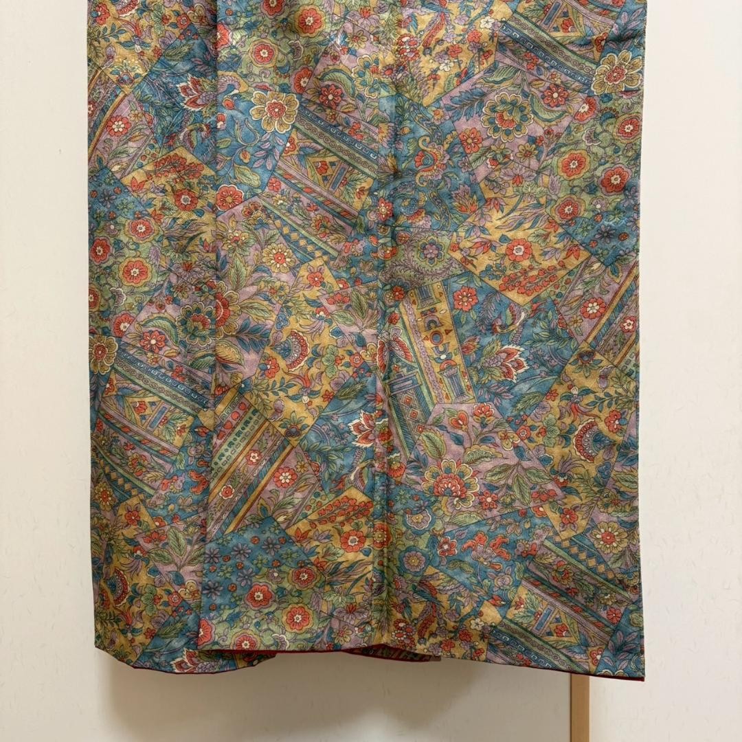 Kimono Washable Small Pattern Polyester 161cm Jap… - image 4